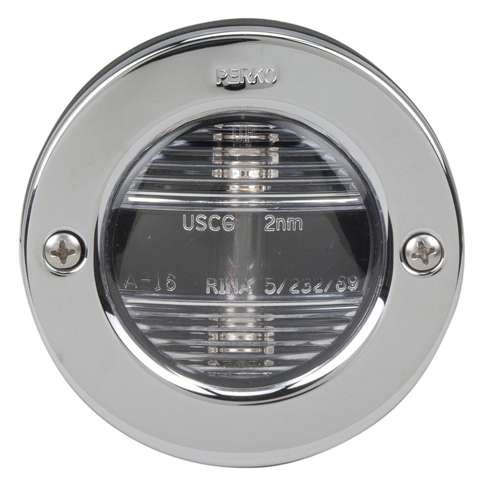 Perko Vertical Mount Stern Light 12VDC w/STS Bezel [0946DP1STS] - The Happy Skipper
