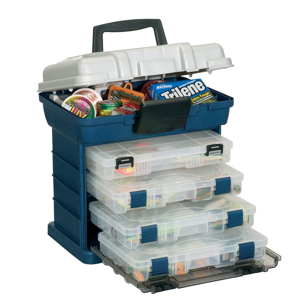 Plano 4-BY 3600 StowAway Rack System - Blue/Silver [136400] - The Happy Skipper