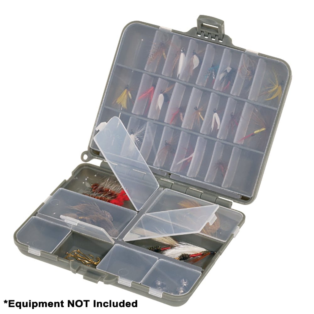 Plano Compact Side-By-Side Tackle Organizer - Grey/Clear [107000] - The Happy Skipper