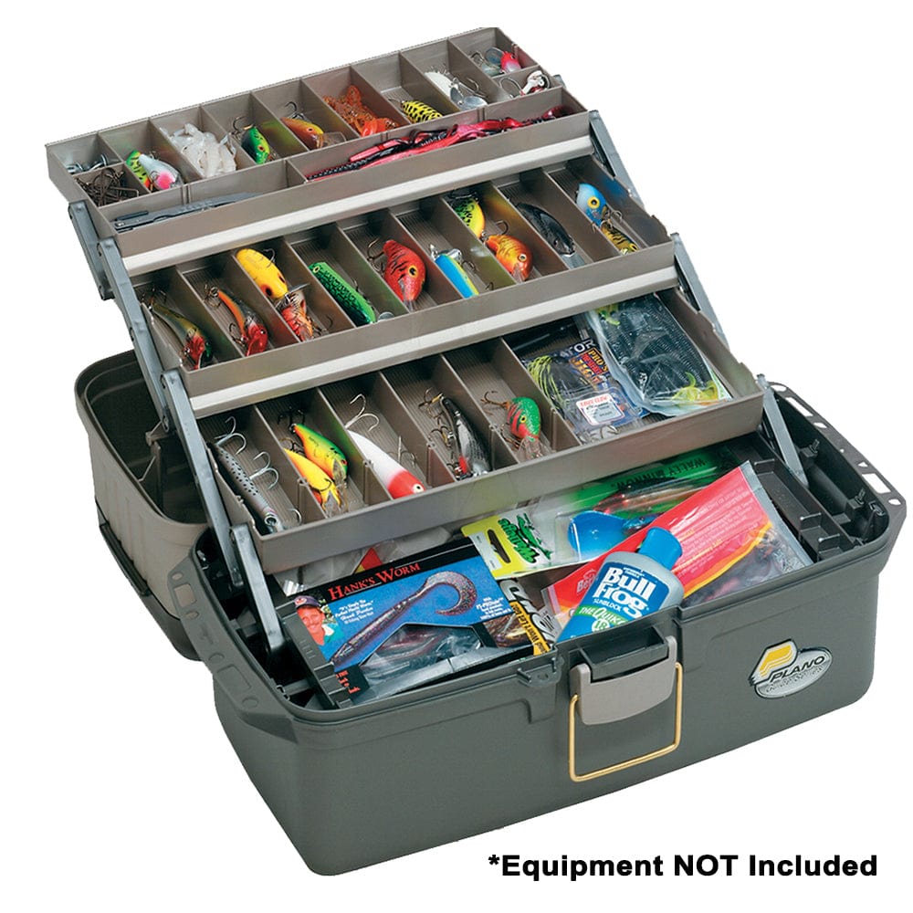 Plano Guide Series Tray Tackle Box - Graphite/Sandstone [613403] - The Happy Skipper