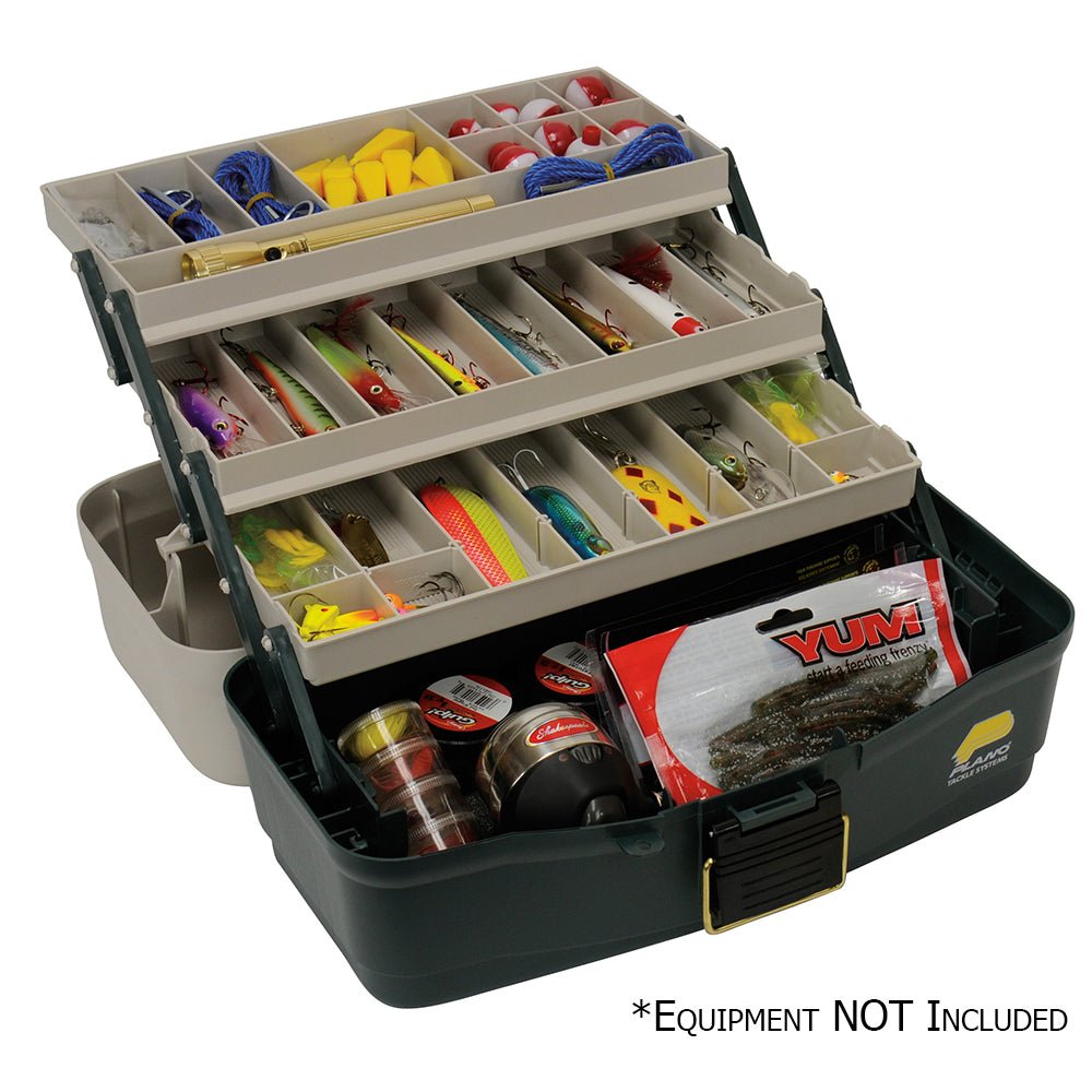 Plano Three-Tray Fixed Compartment Tackle Box [530006] - The Happy Skipper