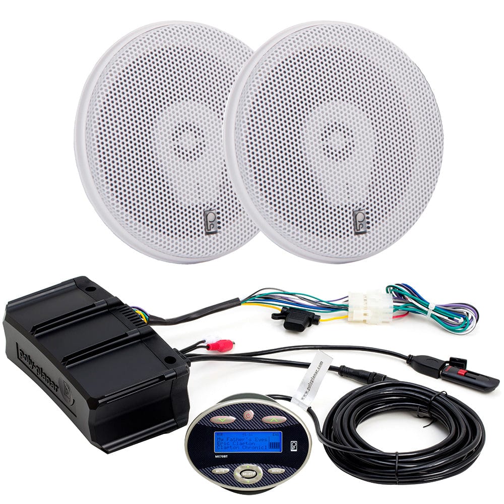 Poly-Planar Amplifier Package w/ME70BT MA-8505W Speakers [ME70BTW8505W] - The Happy Skipper