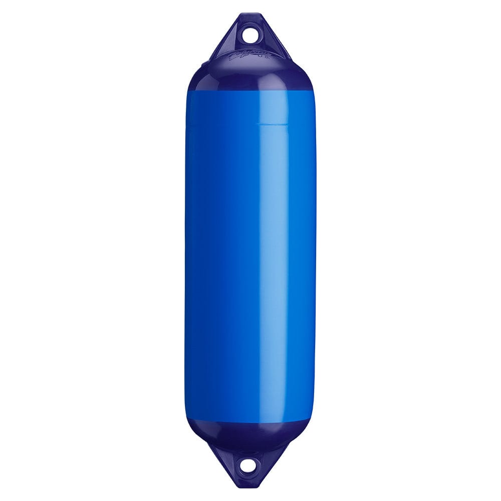 Polyform F-3 Twin Eye Fender 8.2" x 30" - Blue [F-3-BLUE] - The Happy Skipper