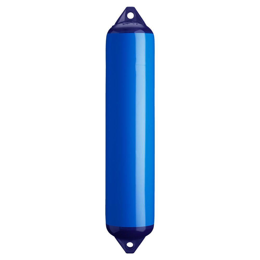 Polyform F-4 Twin Eye Fender 8.5" x 40.5" - Blue [F-4-BLUE] - The Happy Skipper