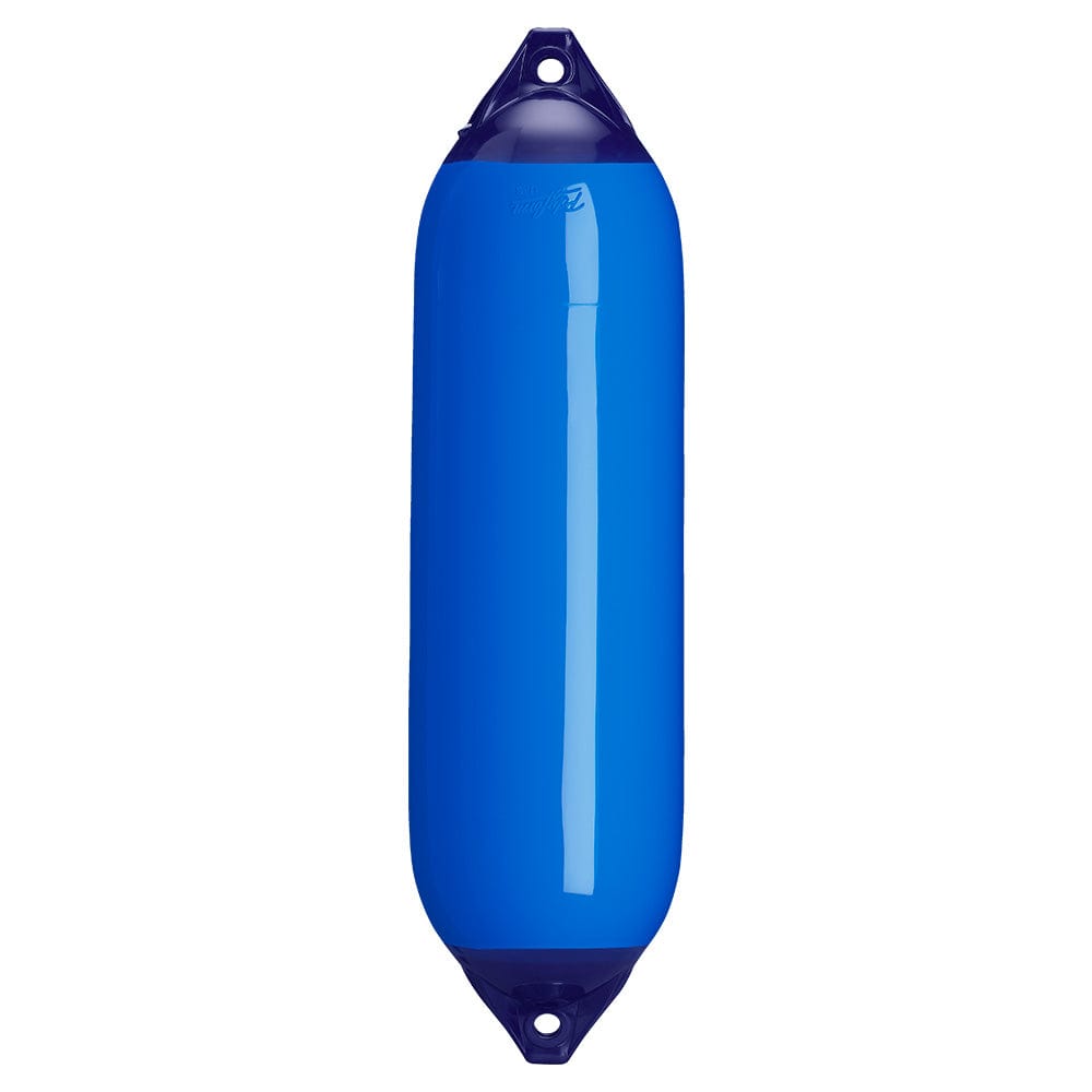 Polyform F-6 Twin Eye Fender 11" x 42" - Blue [F-6-BLUE] - The Happy Skipper