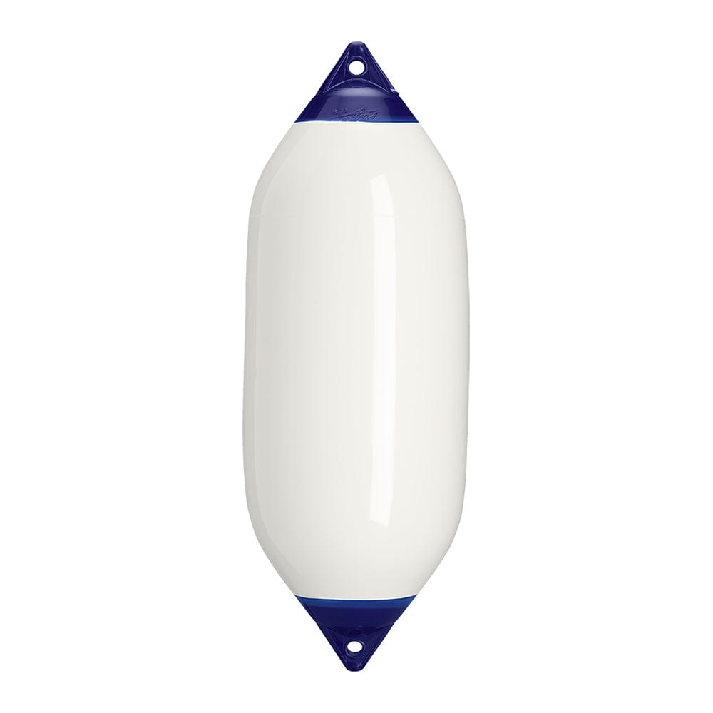 Polyform F-7 Twin Eye Fender 15" x 41" - White [F-7-WHITE] - The Happy Skipper