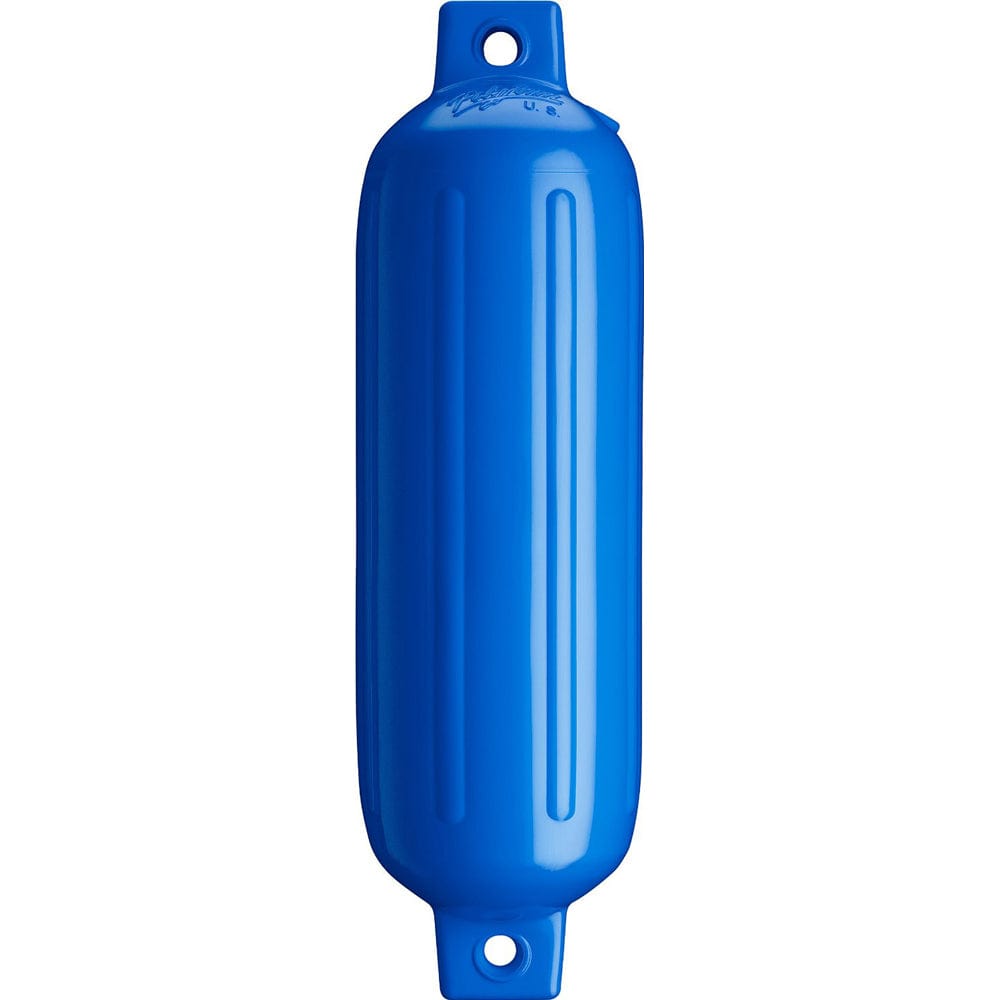 Polyform G-1 Twin Eye Fender 3.5" x 12.8" - Blue [G-1-BLUE] - The Happy Skipper