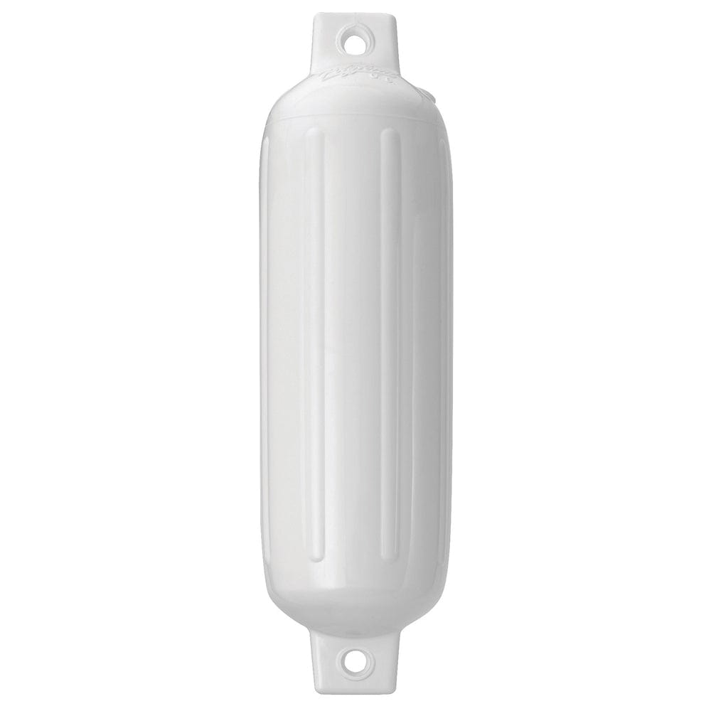 Polyform G-1 Twin Eye Fender 3.5" x 12.8" - White [G-1-WHITE] - The Happy Skipper