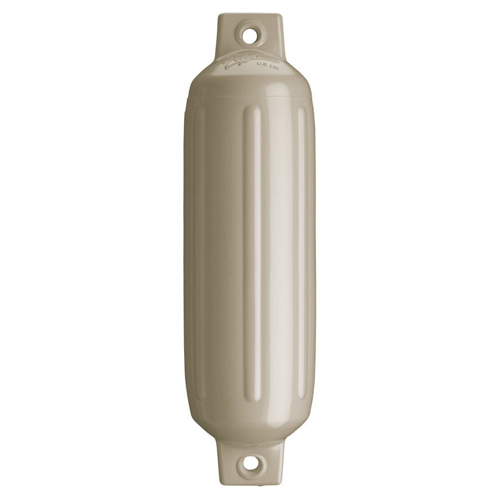 Polyform G-2 Twin Eye Fender 4.5" x 15.5" - Sand [G-2-SANDWO] - The Happy Skipper