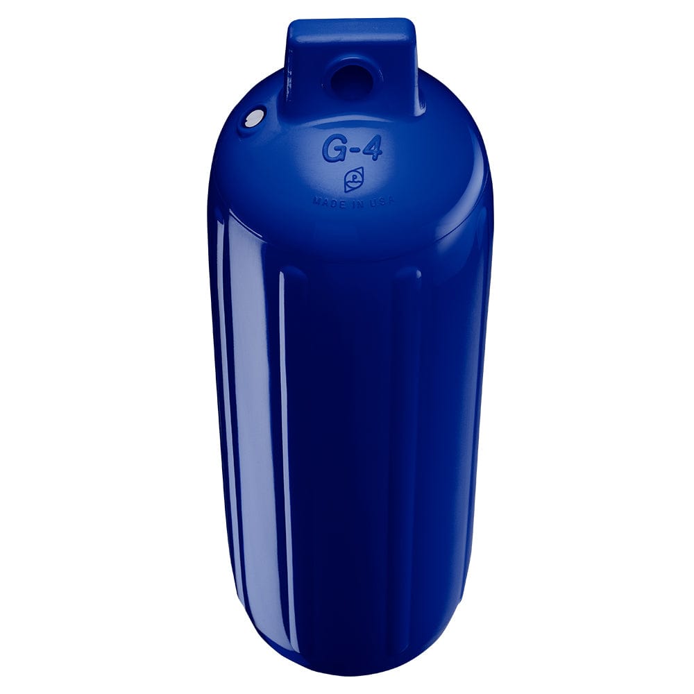 Polyform G-4 Twin Eye Fender 6.5" x 22" - Cobalt Blue w/Adapter [G-4-COBALT BLUE] - The Happy Skipper