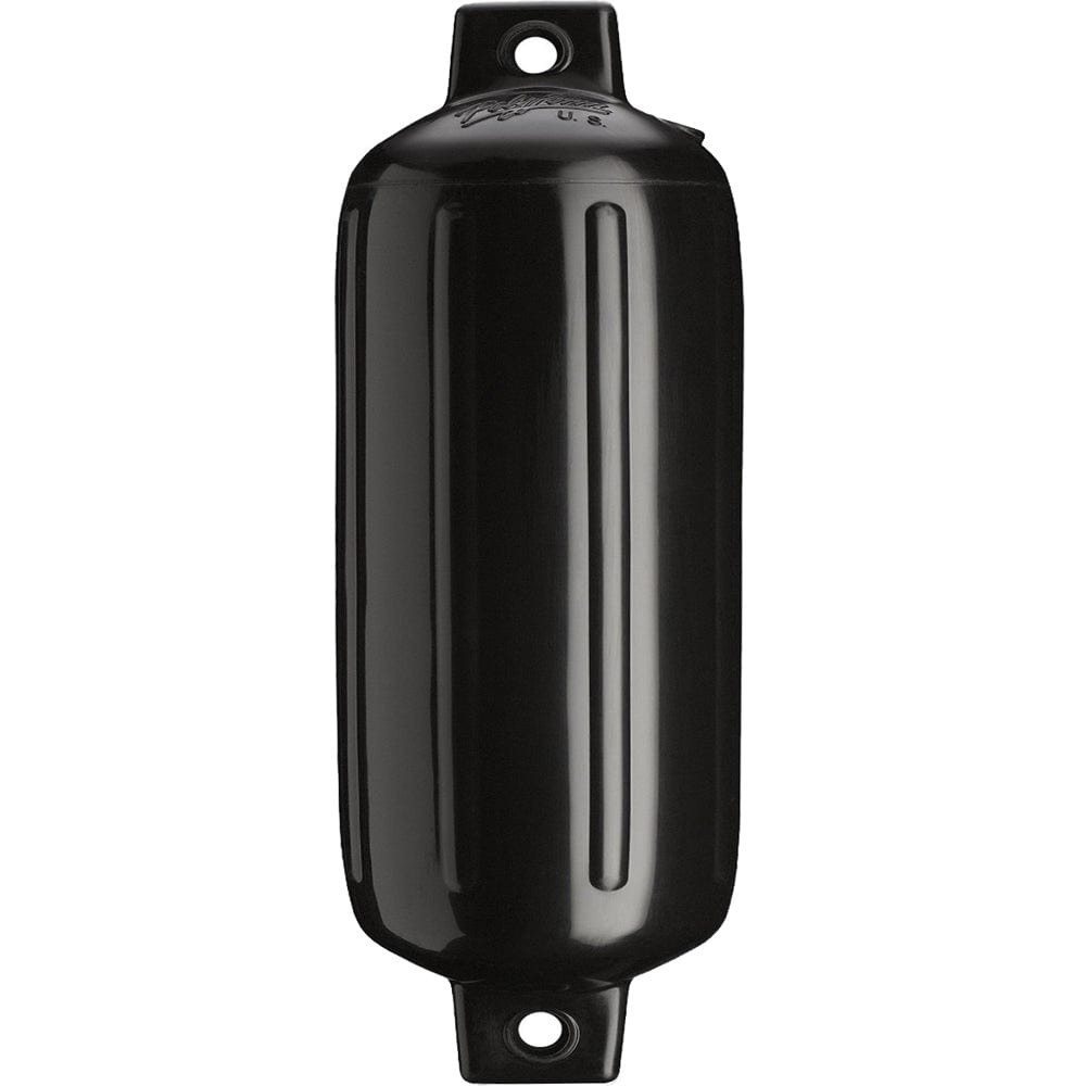 Polyform G-5 Twin Eye Fender 8.8" x 26.8" - Black [G-5-BLACKWO] - The Happy Skipper