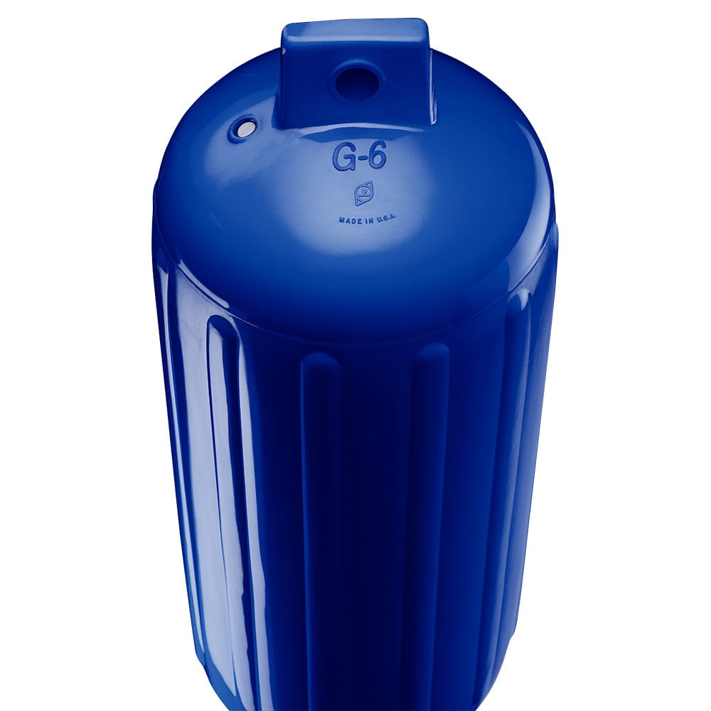 Polyform G-6 Twin Eye Fender 11" x 30" - Cobalt Blue [G-6-COBALT BLUEWO] - The Happy Skipper