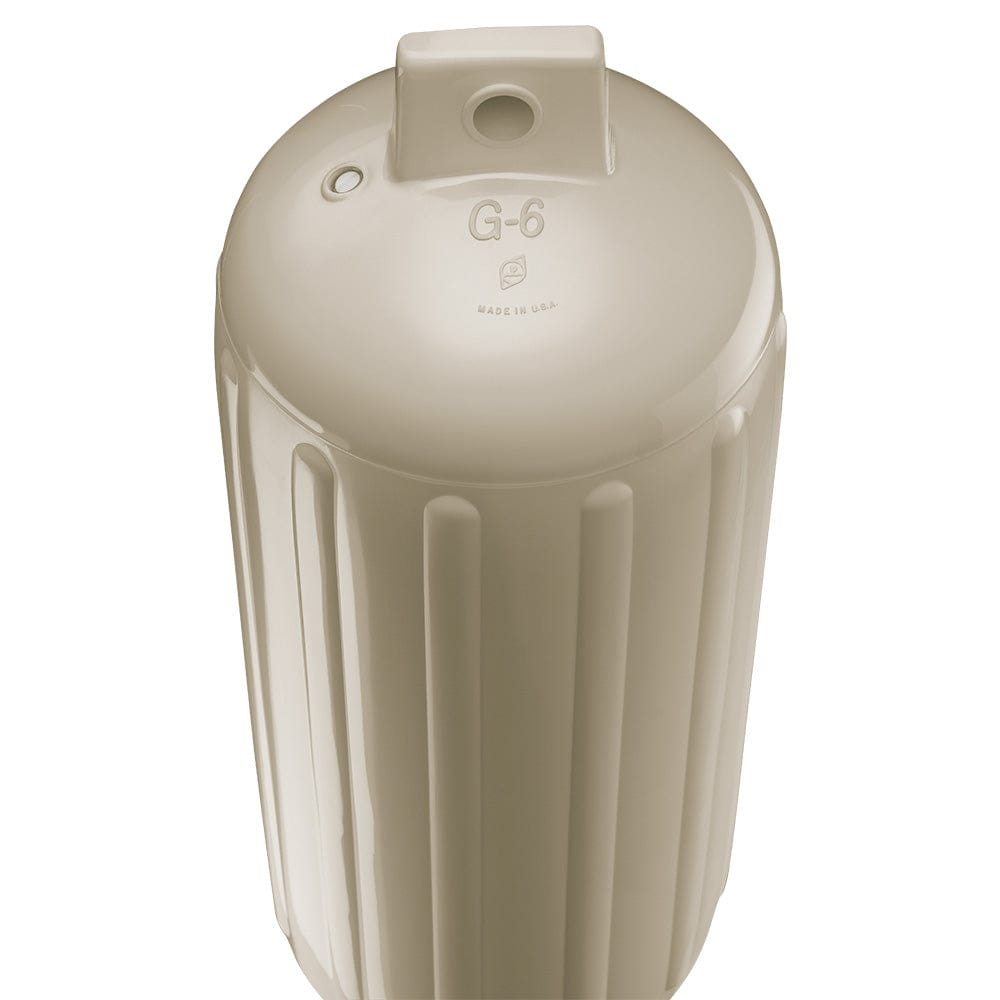 Polyform G-6 Twin Eye Fender 11" x 30" - Sand [G-6-SANDWO] - The Happy Skipper