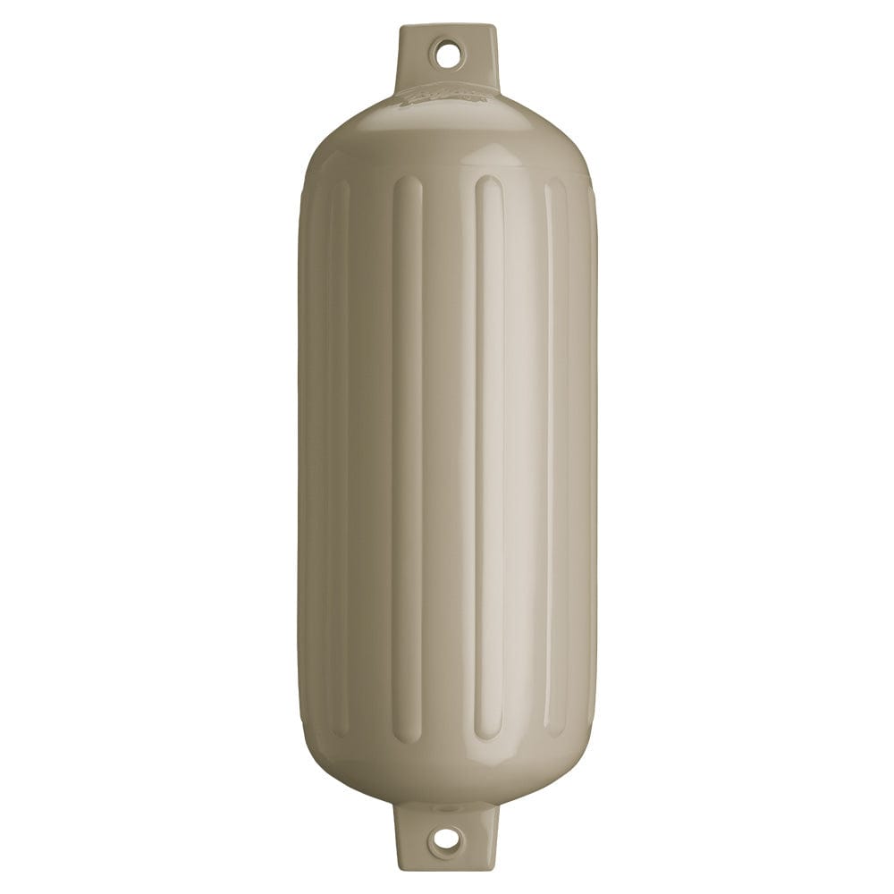 Polyform G-6 Twin Eye Fender 11" x 30" - Sand [G-6-SANDWO] - The Happy Skipper