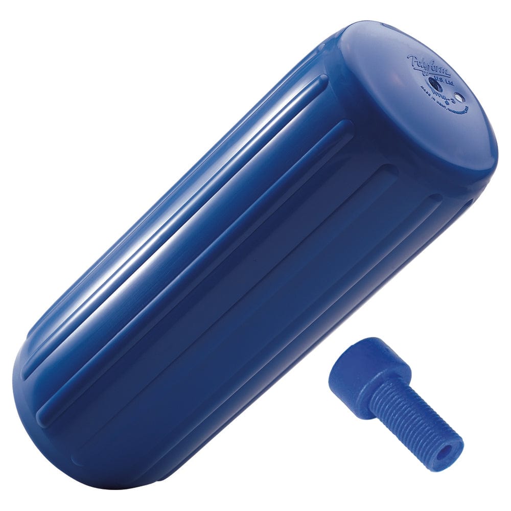 Polyform HTM-3 Fender 10.5" x 27" - Blue w/Adapter [HTM-3-BLUE] - The Happy Skipper