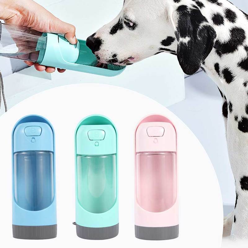 Portable Pet Dog Water Bottle 300ml Drinking Bowl for Dogs and Cats - The Happy Skipper