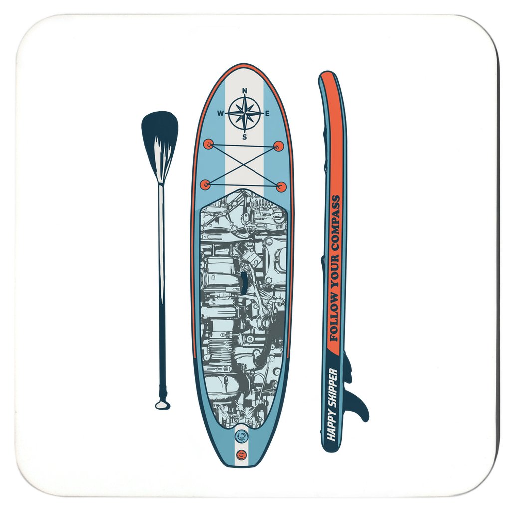 Powered Paddleboard Coasters - The Happy Skipper