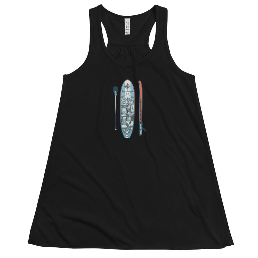 Powered Paddleboard Women's Flowy Racerback Tank - The Happy Skipper