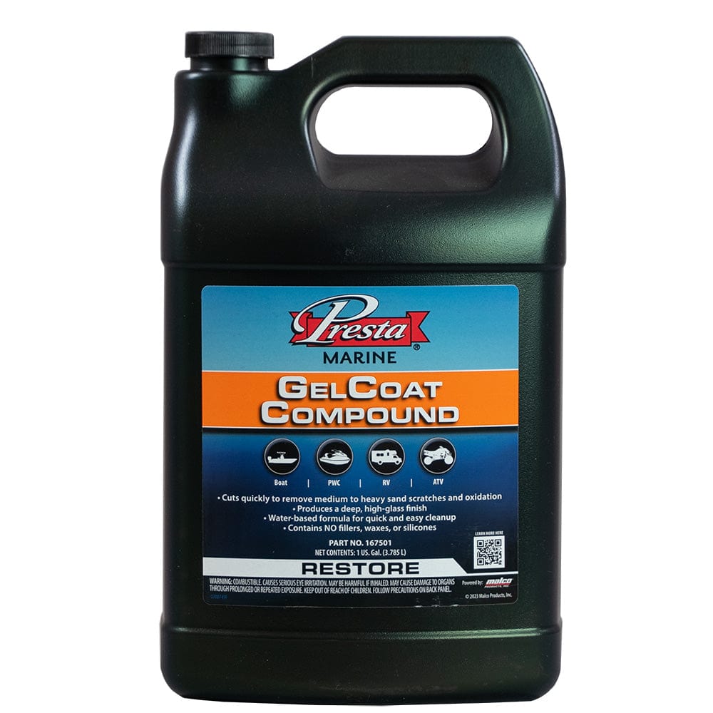 Presta Gel Coat Compound - 1 Gallon [167501] - The Happy Skipper