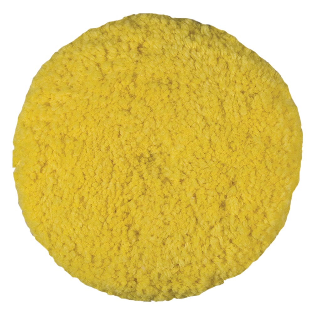 Presta Rotary Blended Wool Buffing Pad - Yellow Medium Cut [890142] - The Happy Skipper