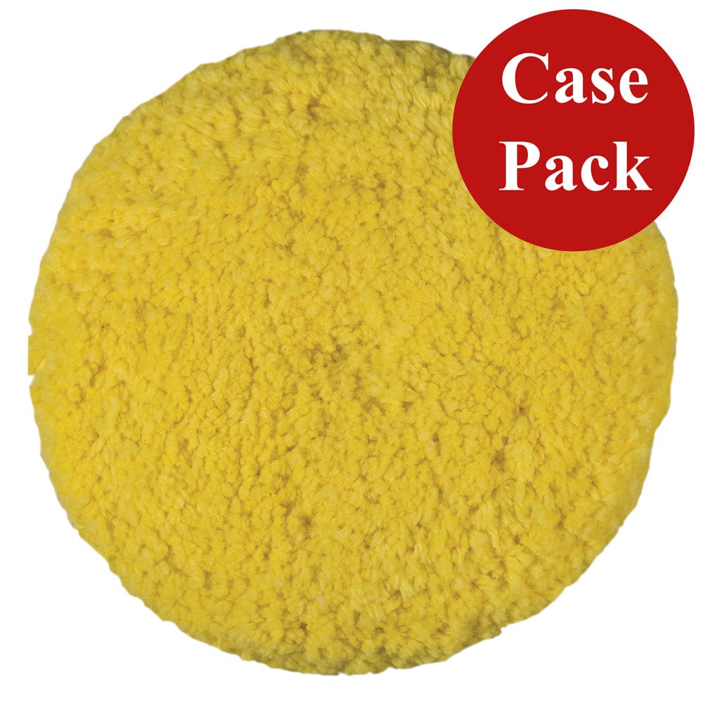 Presta Rotary Blended Wool Buffing Pad - Yellow Medium Cut - *Case of 12* [890142CASE] - The Happy Skipper