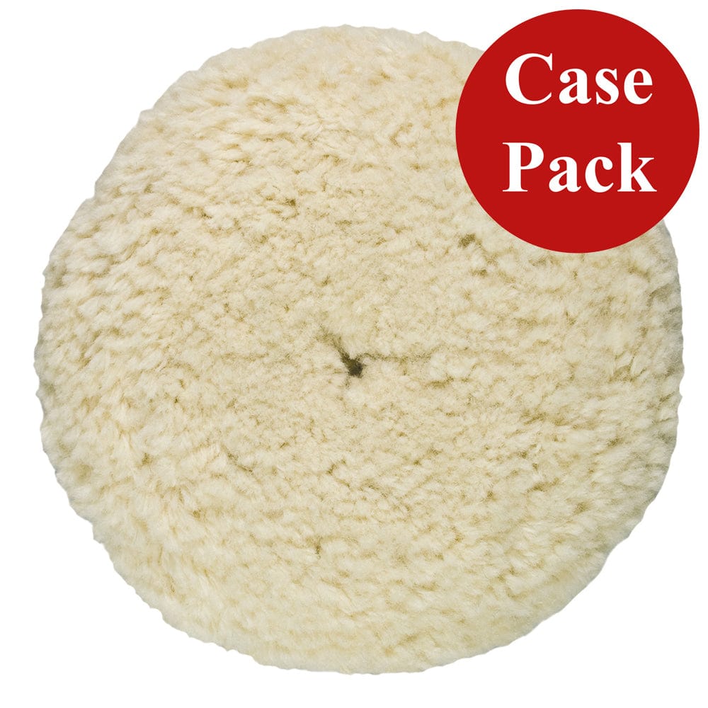 Presta Rotary Wool Buffing Pad - White Heavy Cut - *Case of 12* [810176CASE] - The Happy Skipper