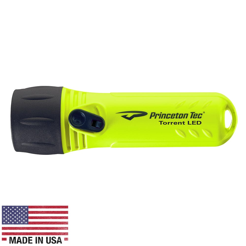 Princeton Tec Torrent LED - Neon Yellow [T500-NY] - The Happy Skipper