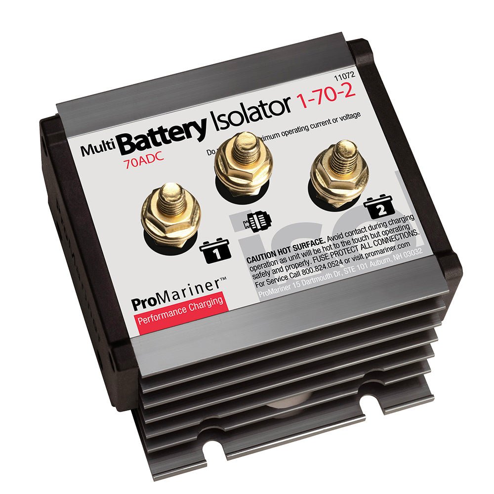 ProMariner Battery Isolator - 1 Alternator - 2 Battery - 70 AMP [11072] - The Happy Skipper
