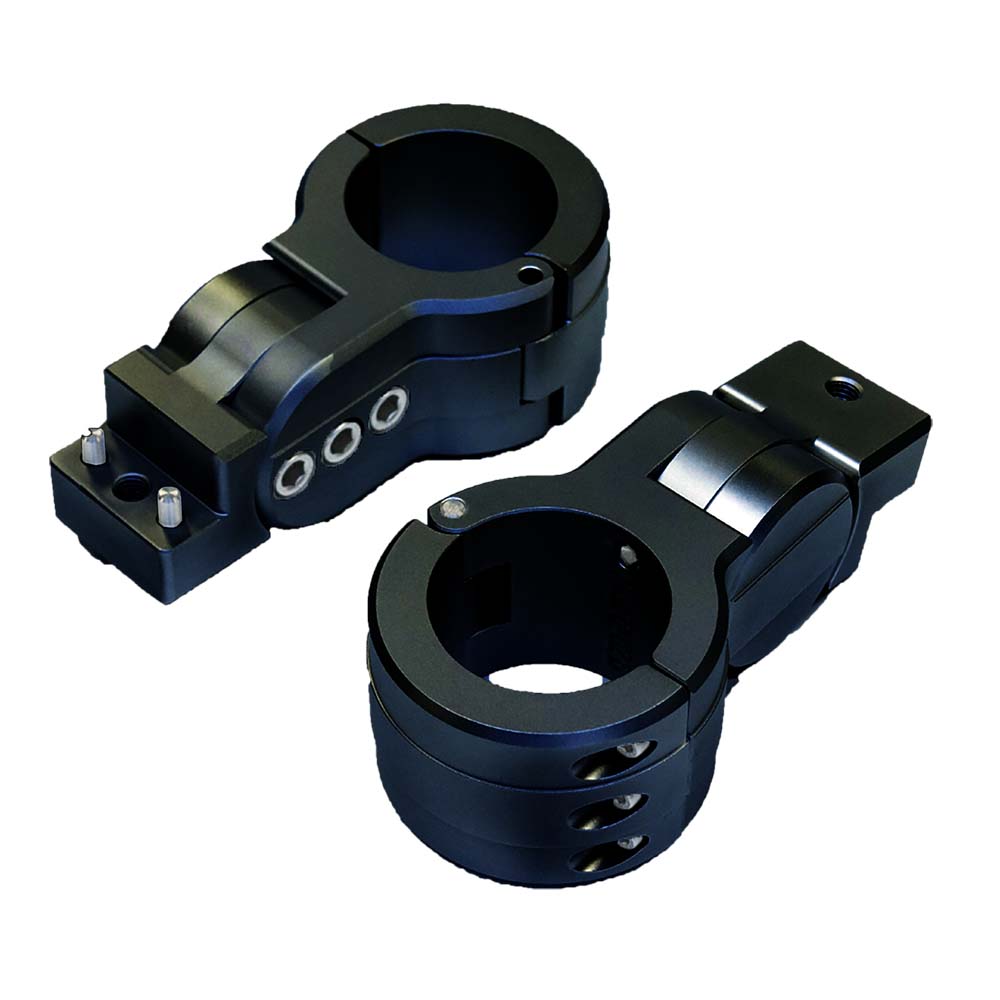 PTM Edge Board Rack Mounts - 2.5" Pipe Clamp - Black [P13198-2500TEBBK] - The Happy Skipper