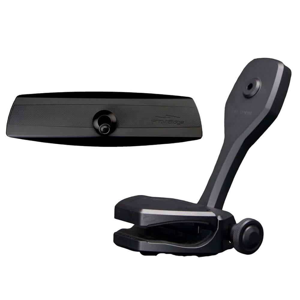 PTM Edge Mirror/Bracket Kit w/VR-140 Elite Mirror ZXR-320 (Black) [P12848-1320TEBBK] - The Happy Skipper