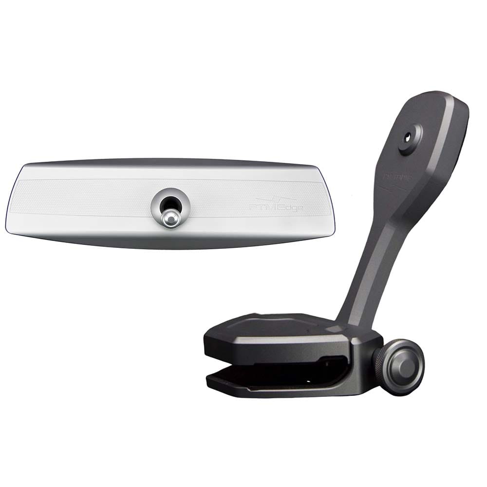 PTM Edge Mirror/Bracket Kit w/VR-140 Elite Mirror ZXR-360 (Titanium Grey) [P12848-1360TEBGR] - The Happy Skipper