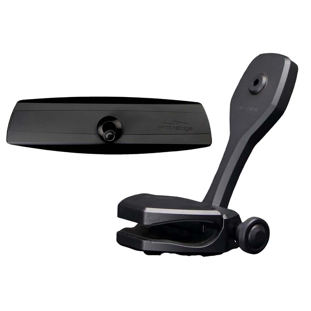 PTM Edge Mirror/Bracket Kit w/VR-140 Elite Mirror ZXR-361 (Black) [P12848-1361TEBBK] - The Happy Skipper