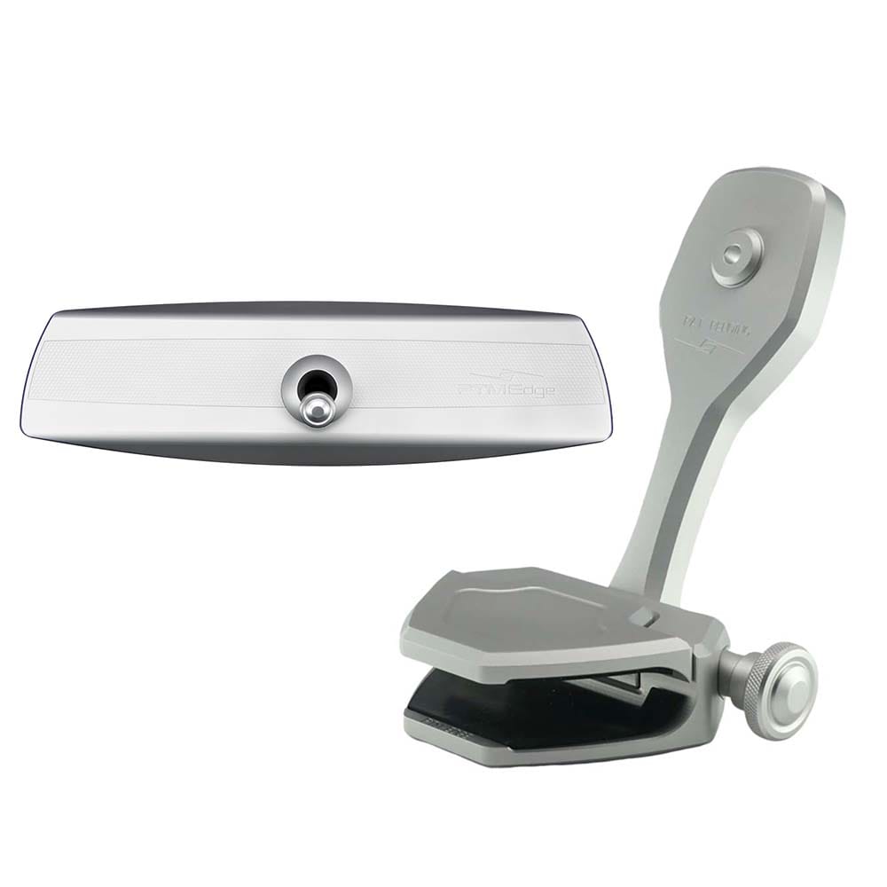 PTM Edge Mirror/Bracket Kit w/VR-140 Elite Mirror ZXR-361 (Silver) [P12848-1361TEBCL] - The Happy Skipper
