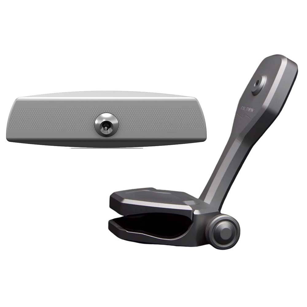 PTM Edge Mirror/Bracket Kit w/VR-140 Elite Mirror ZXR-361 (Titanium Grey) [P12848-1361TEBGR] - The Happy Skipper