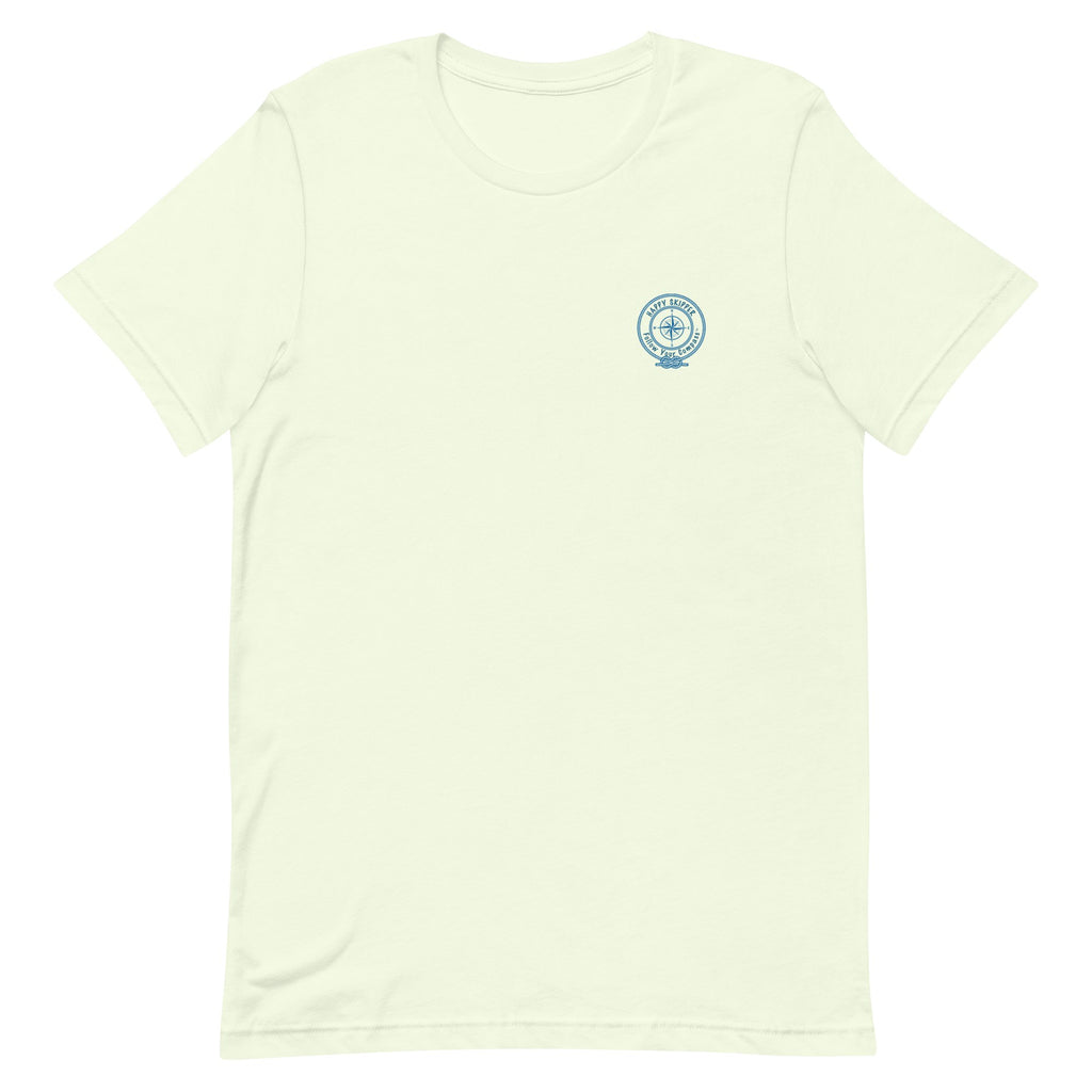 Reel Time Happy Skipper Design - Short-Sleeve Unisex T-Shirt - The Happy Skipper