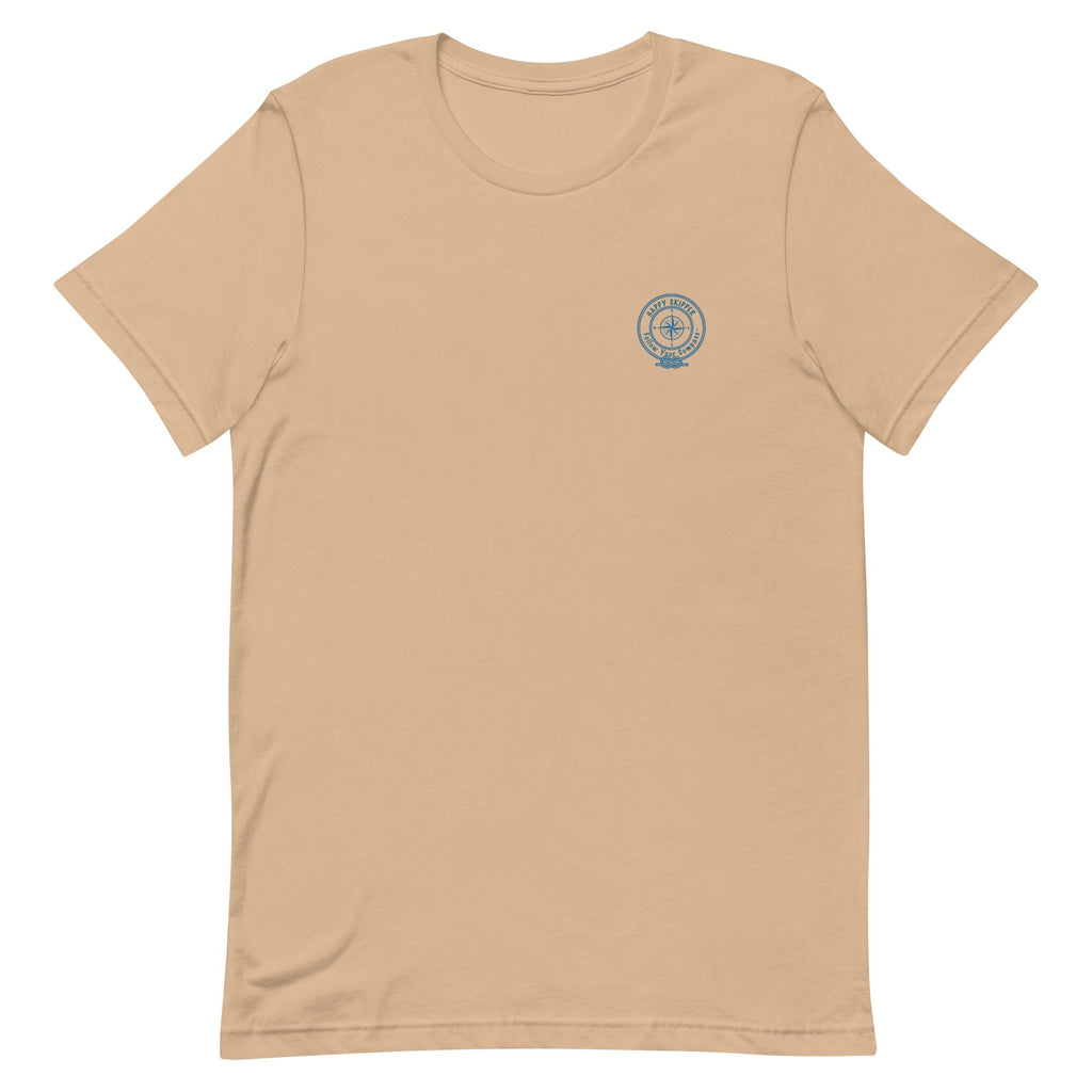 Reel Time Happy Skipper Design - Short-Sleeve Unisex T-Shirt - The Happy Skipper