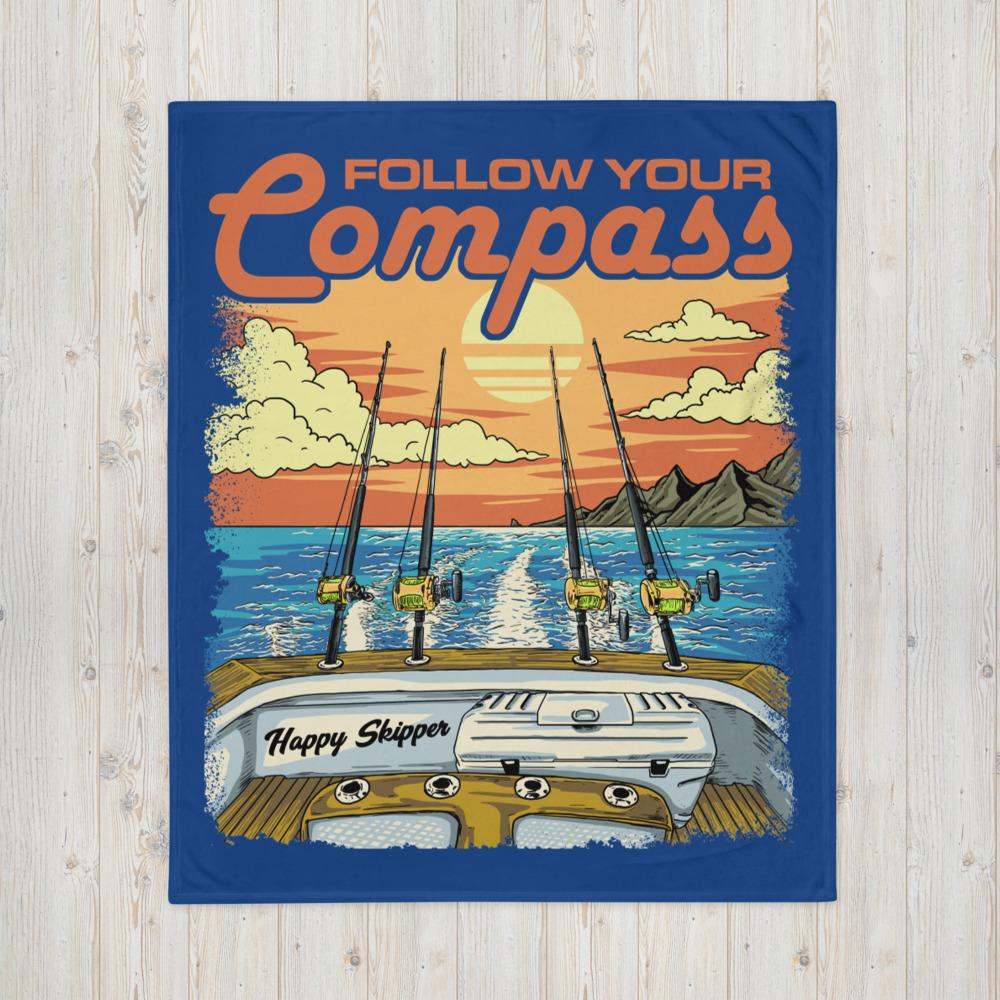 Reel Time Throw Blanket - The Happy Skipper