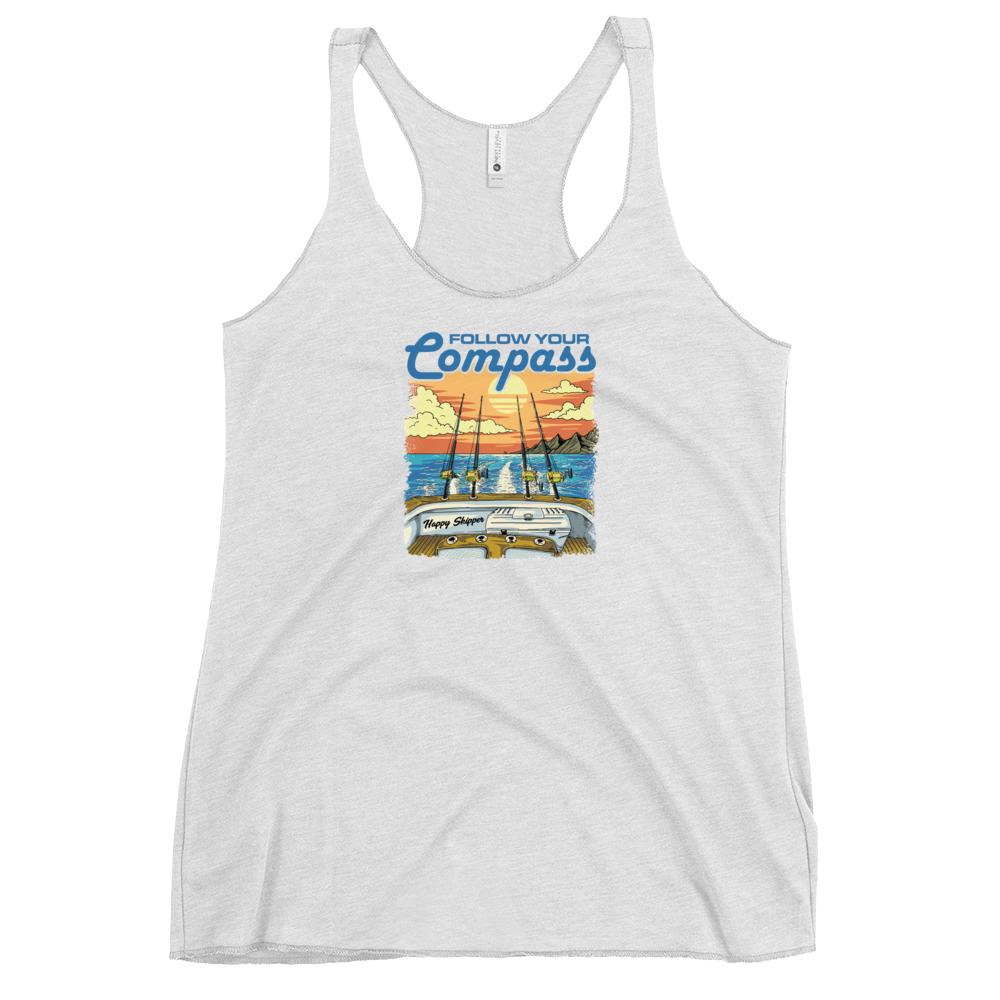 Reel Time Women's Racerback Tank - The Happy Skipper