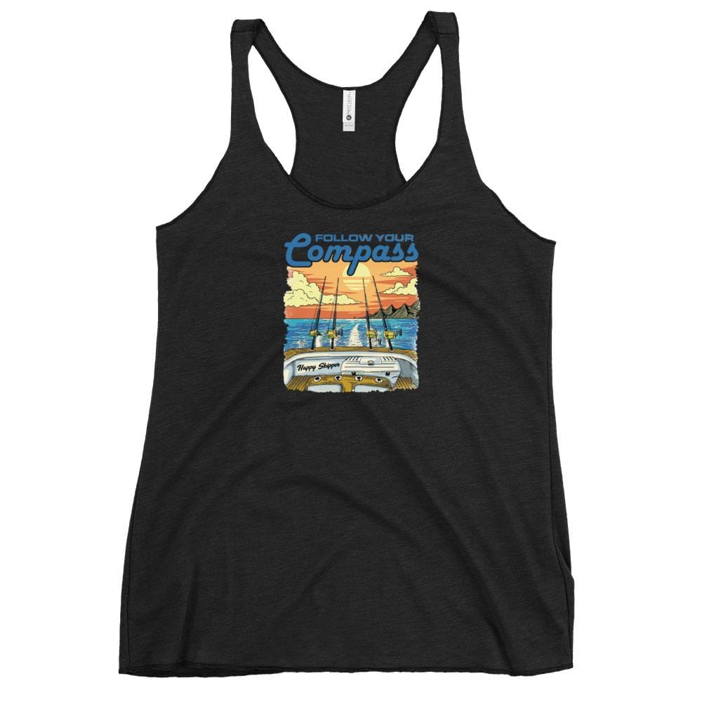 Reel Time Women's Racerback Tank - The Happy Skipper