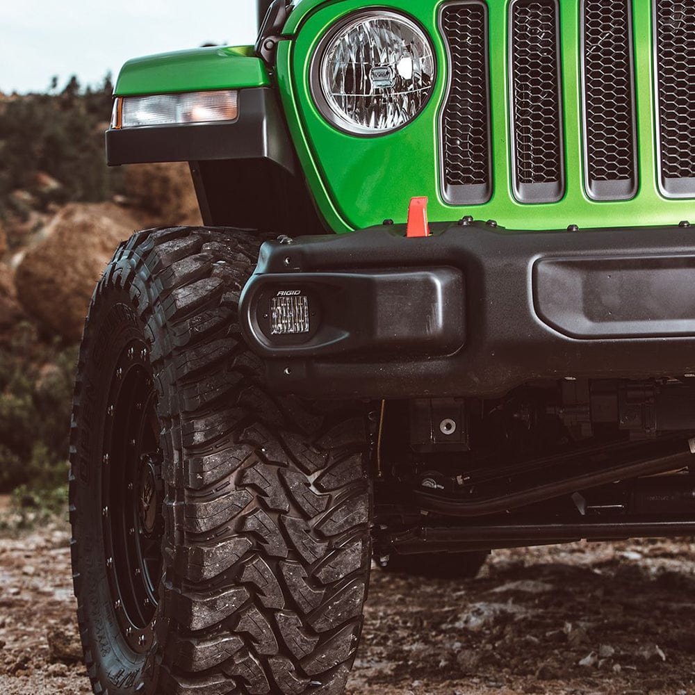 RIGID Industries 2018 Jeep Wrangler JL Fog Mount f/2 D-Series Lights [41660] - The Happy Skipper