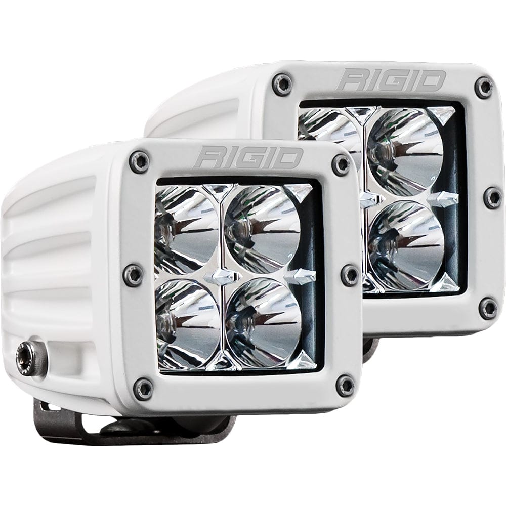 RIGID Industries D-Series PRO Hybrid-Flood LED - Pair - White [602113] - The Happy Skipper
