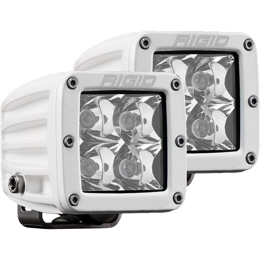RIGID Industries D-Series PRO Hybrid-Spot LED - Pair - White [602213] - The Happy Skipper