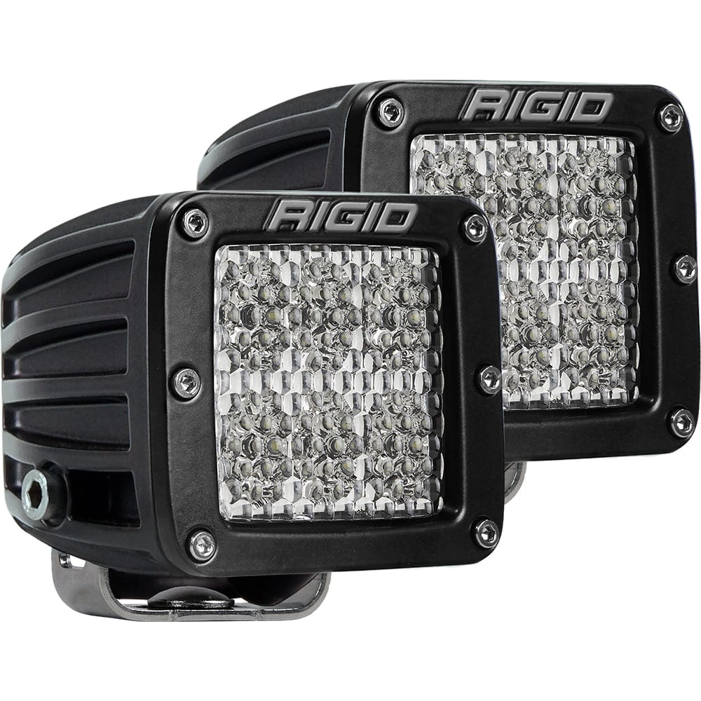 RIGID Industries D-Series PRO Specter-Diffused LED - Pair - Black [502513] - The Happy Skipper
