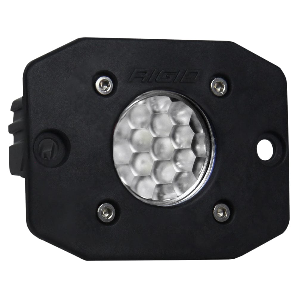 RIGID Industries Ignite Flush Mount Diffused - Single - Black [20631] - The Happy Skipper