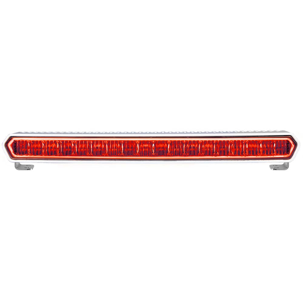 RIGID Industries SR-L Series Marine 20" White LED Lightbar - White Light w/Red Halo [62002] - The Happy Skipper