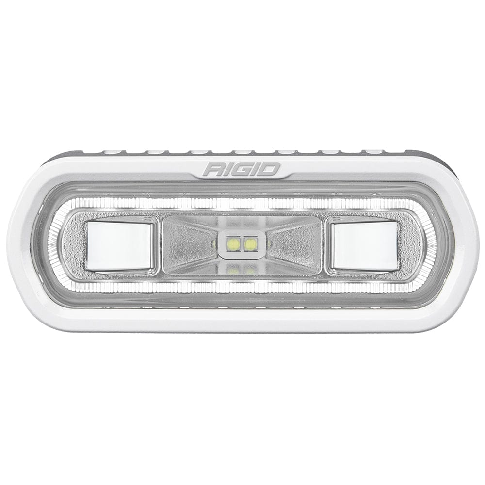 RIGID Industries SR-L Series Marine Spreader Light - White Surface Mount - White Light w/White Halo [51100] - The Happy Skipper