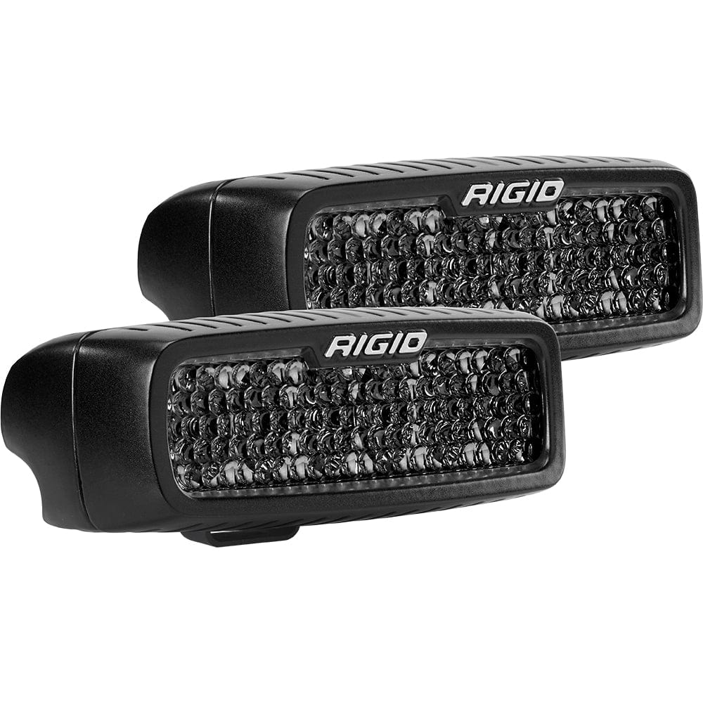 RIGID Industries SR-Q Series PRO Spot Diffused Midnight Surface Mount - Pair [905513BLK] - The Happy Skipper