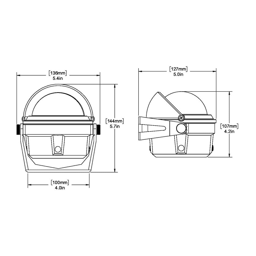 Ritchie B-80 Voyager Compass - Bracket Mount - Black [B-80] - The Happy Skipper