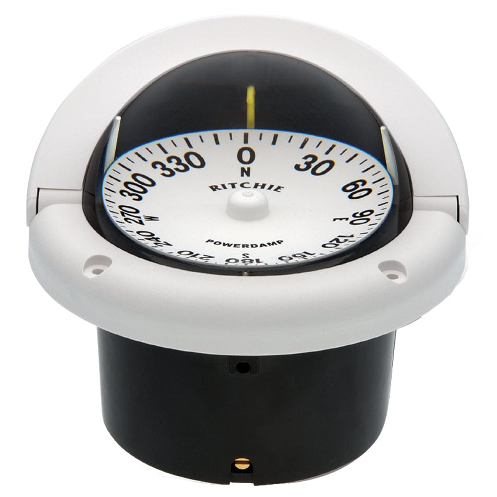 Ritchie HF-742W Helmsman Compass - Flush Mount - White [HF-742W] - The Happy Skipper