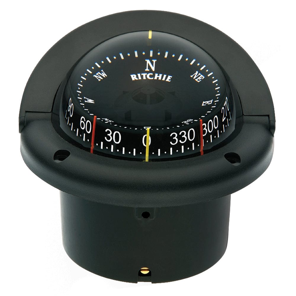 Ritchie HF-743 Helmsman Combidial Compass - Flush Mount - Black [HF-743] - The Happy Skipper